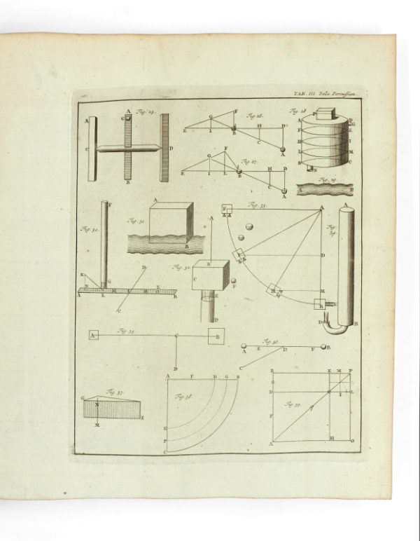 <span class="artist-name-product">MARIOTTE  Edme</span> Oeuvres de M. Mariotte de l'académie royale des sciences; comprenant tous els tratiez de l'auteur... Revues & corrigées de nouveau. Nouvelle édition. – Image 3