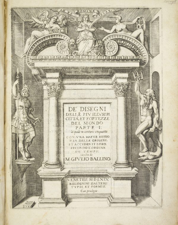 <span class="artist-name-product">BALLINO  Giulio</span> De' disegni delle più illustri città et fortezze del mondo. Parte I. – Image 3