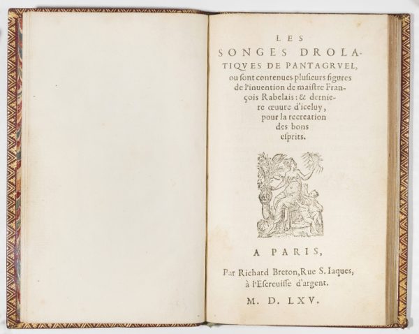 <span class="artist-name-product">RABELAIS François</span> Les Songes drolatiques de Pantagruel, où sont contenues plusieurs figures de l'invention de maistre François Rabelais. – Image 2