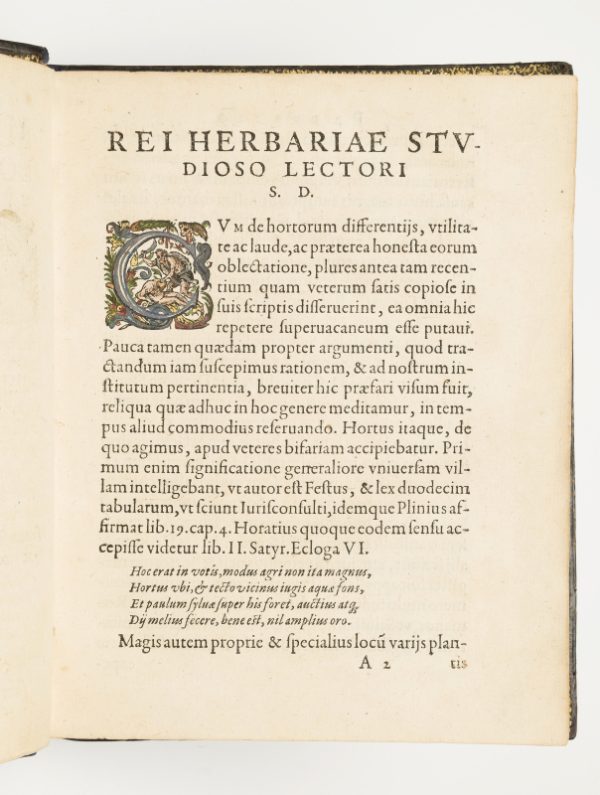 <span class="artist-name-product">CAMERARIUS  Joachim</span> Hortus medicus et philosophicus...Bound with: THAL, J. Sylva Hercynia... Bound with: CAMERARIUS, Joachim. Icones... descriptiones term in horto quam in Sylvia Hercynia. – Image 3