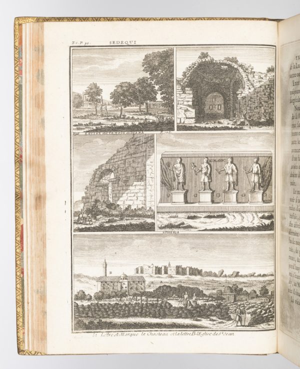 <span class="artist-name-product">LE BRUN </span> Voyage au Levant, c’est à dire dans les principaux endroits de l’Asie Mineure, dans les Isles de Chio, de Rhodes, de Chypre etc... De même que dans les plus considérables villes d’Egypte, de Syrie et de la Terre Sainte [...] enrichis d’un grand nombre de figures en taille-douce… - Image 5